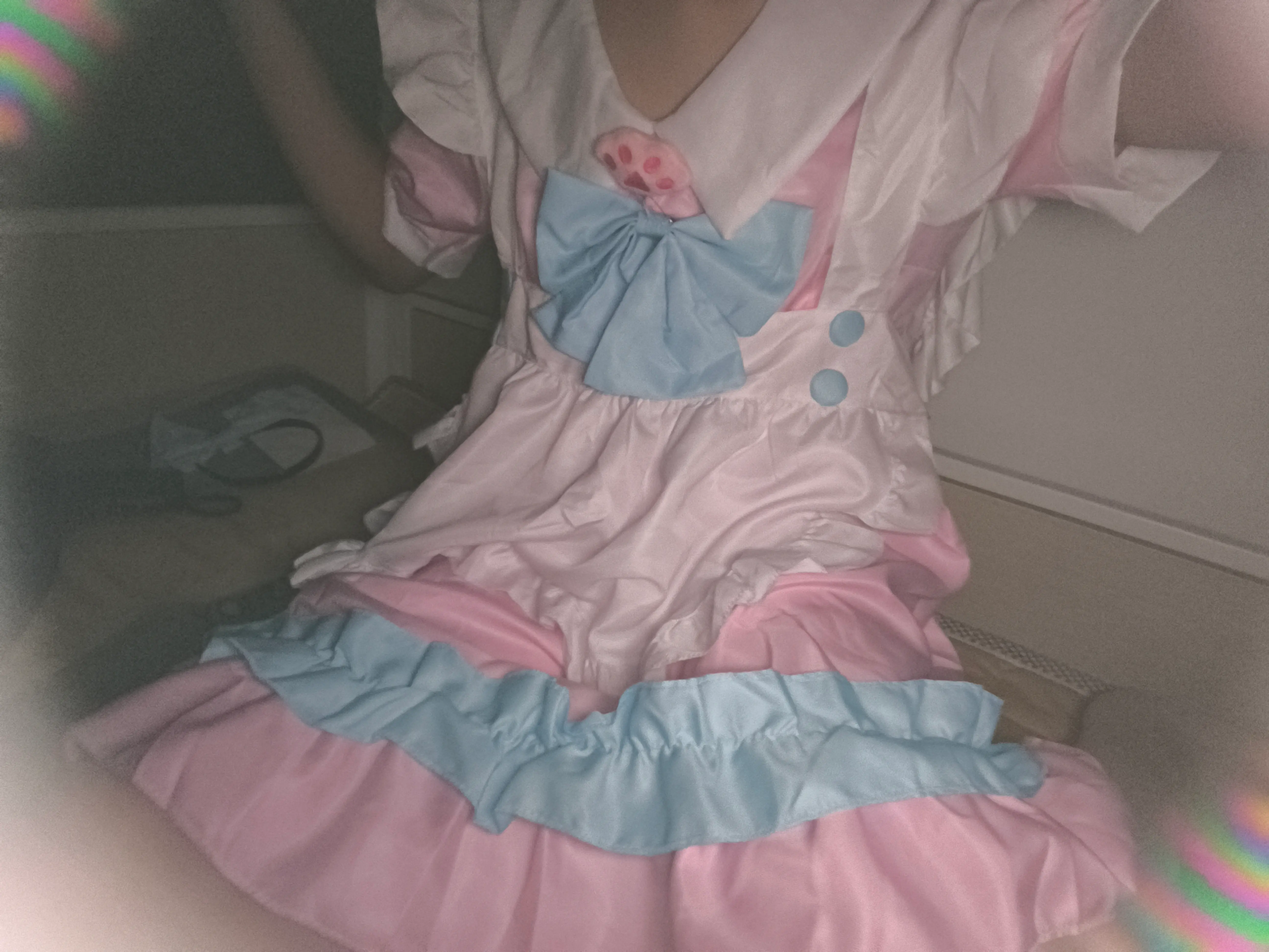 粉红色的小裙子